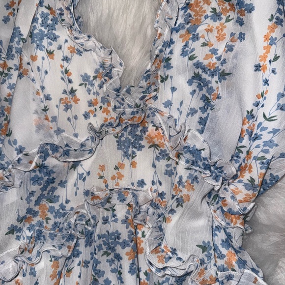 Floral Ruffle Dress - Picture 2 of 3